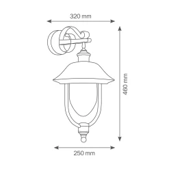 LCD Außenleuchten 1151/1154 Wandleuchte