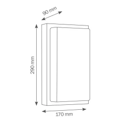 LCD Außenleuchten 048 Wandleuchte