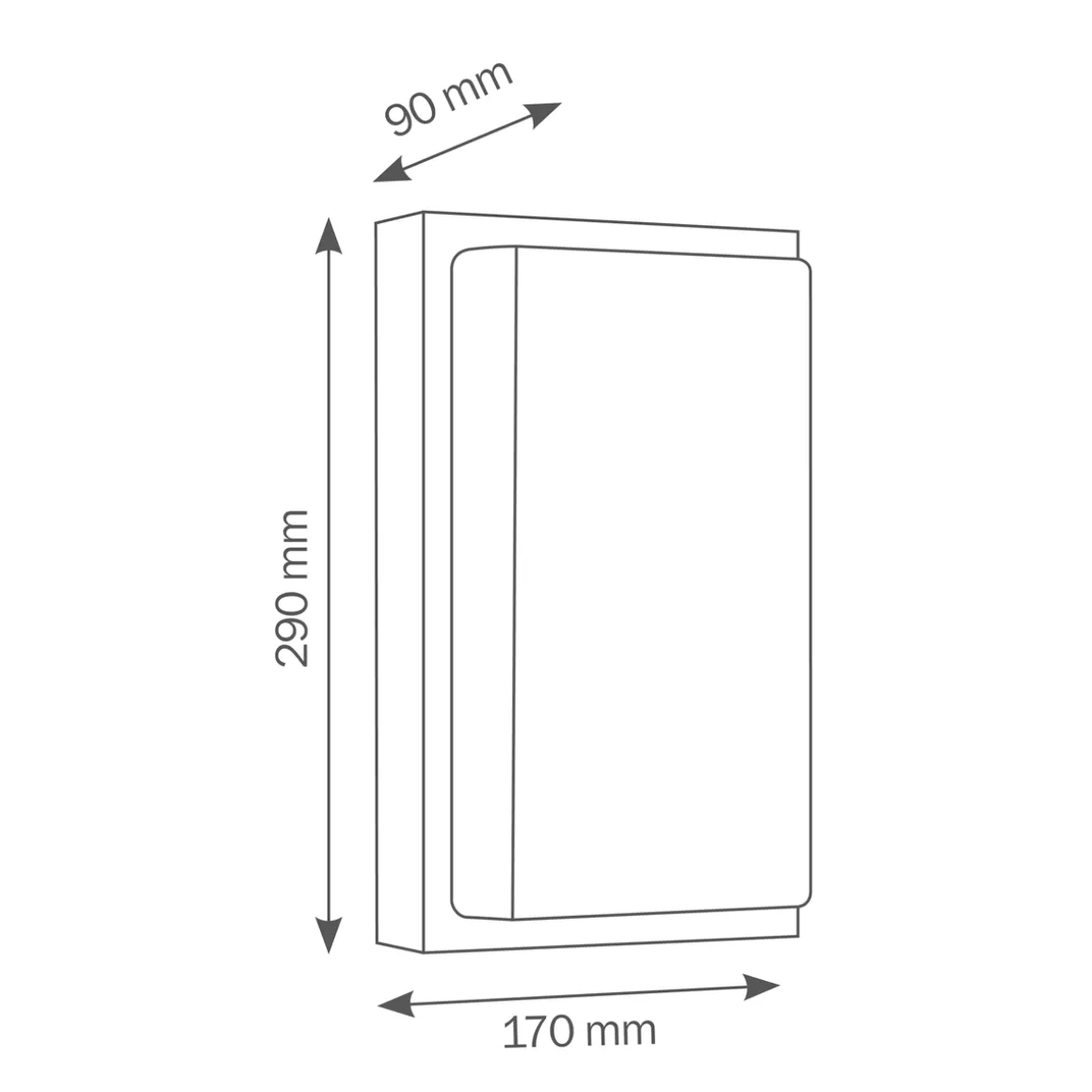 LCD Außenleuchten 048 Wandleuchte