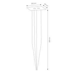 LCD Außenleuchten 098E Erdspieß