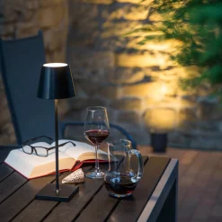 LCD Außenleuchten Outdoor LED Akku-Tischleuchte