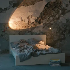 less 'n' more Athene LED Wand- / Deckenstrahler, mit Tastdimmer, Flexwelle: lang