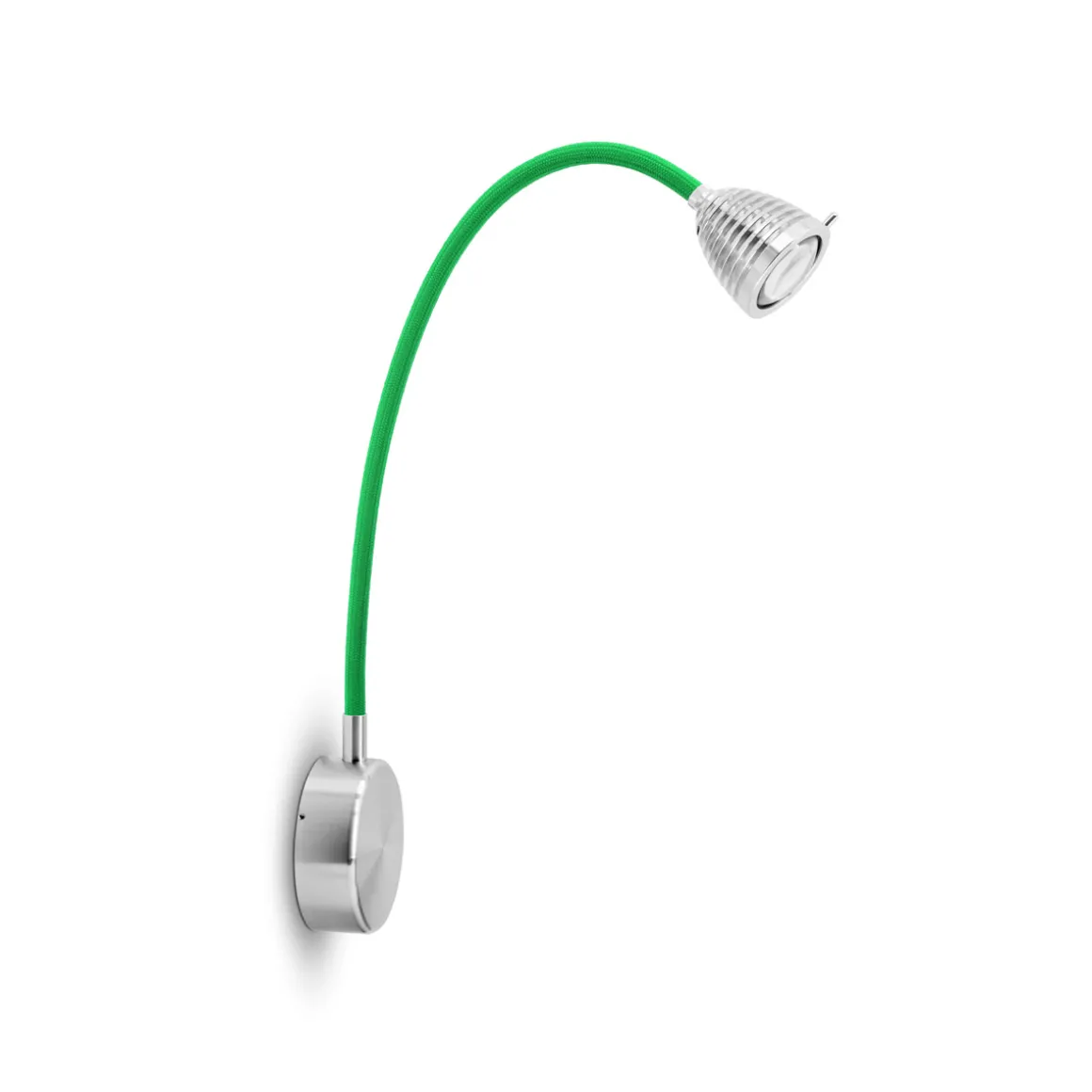 less 'n' more Athene LED Wandleuchte, mit Tastdimmer, Flexwelle: lang