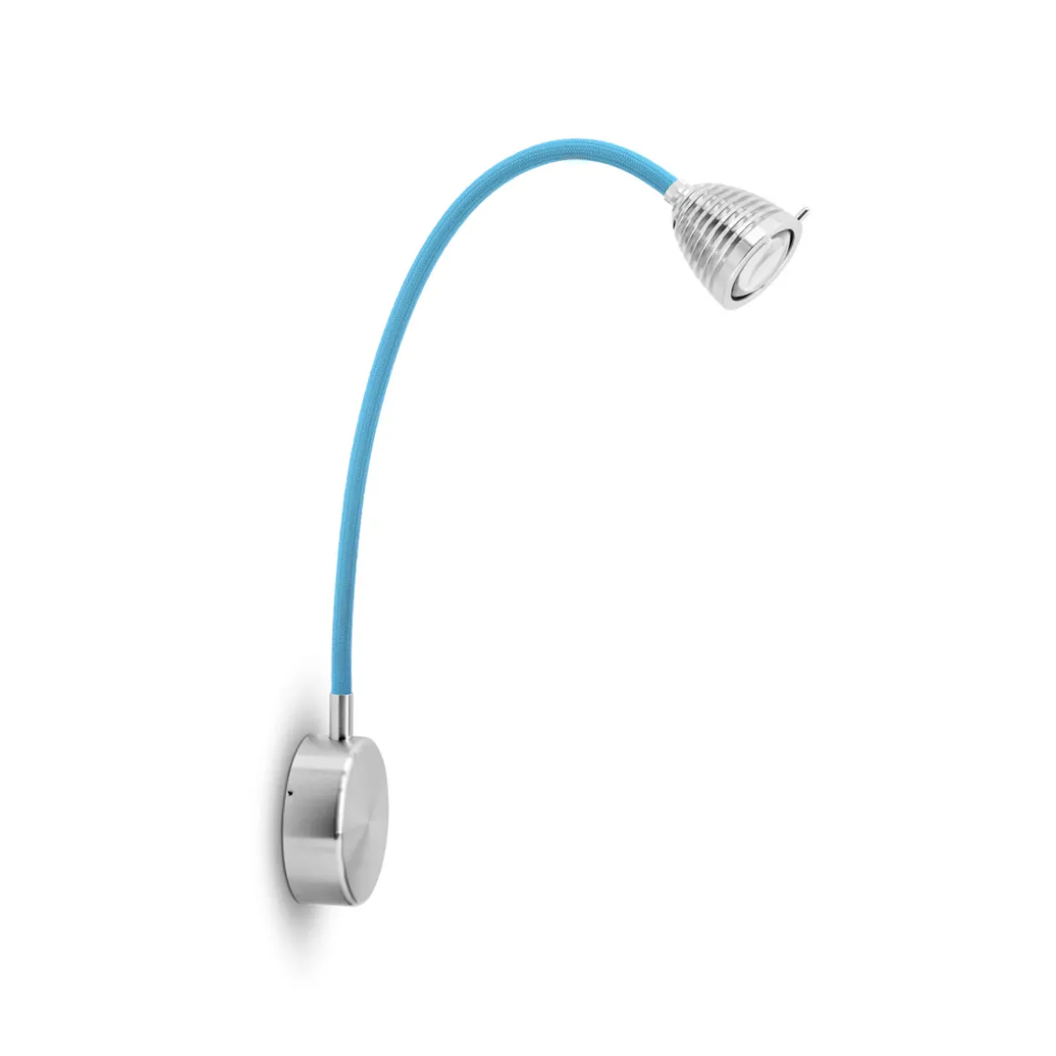 less 'n' more Athene LED Wandleuchte, mit Tastdimmer, Flexwelle: lang