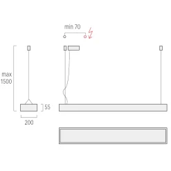 Lightnet Cubic-P1 Pendelleuchte