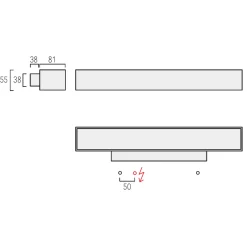 Lightnet Matric-W5 Wandleuchte, Mikroprismatik