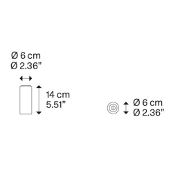Lodes A-Tube Deckenleuchte