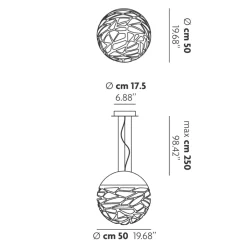 Lodes Kelly Medium Sphere 50 Pendelleuchte
