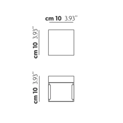 Lodes Laser 10 x 10 LED Wandleuchte