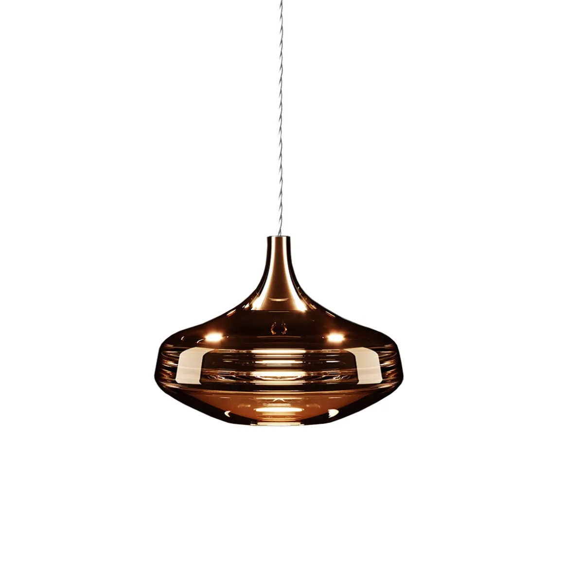 Lodes Nostalgia Glas Large LED Pendelleuchte 7-flg.