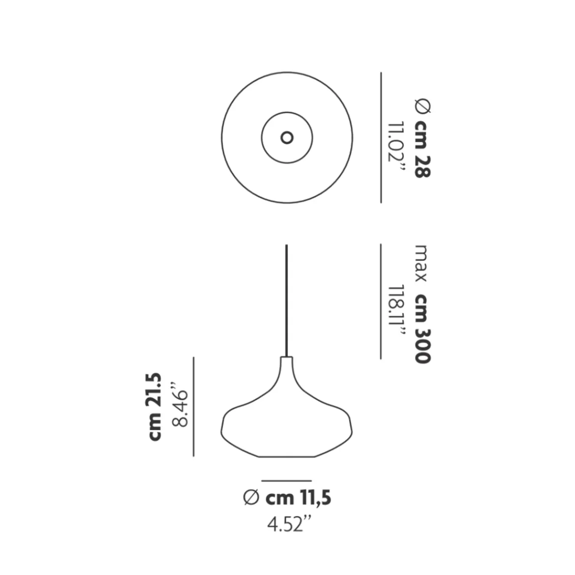 Lodes Nostalgia Glas Large LED Pendelleuchte 1-flg.