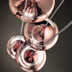 Lodes Nostalgia Glas Medium LED Pendelleuchte 7-flg.