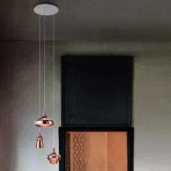 Lodes Nostalgia Glas Small/Medium/Large LED Pendelleuchte 3-flg.