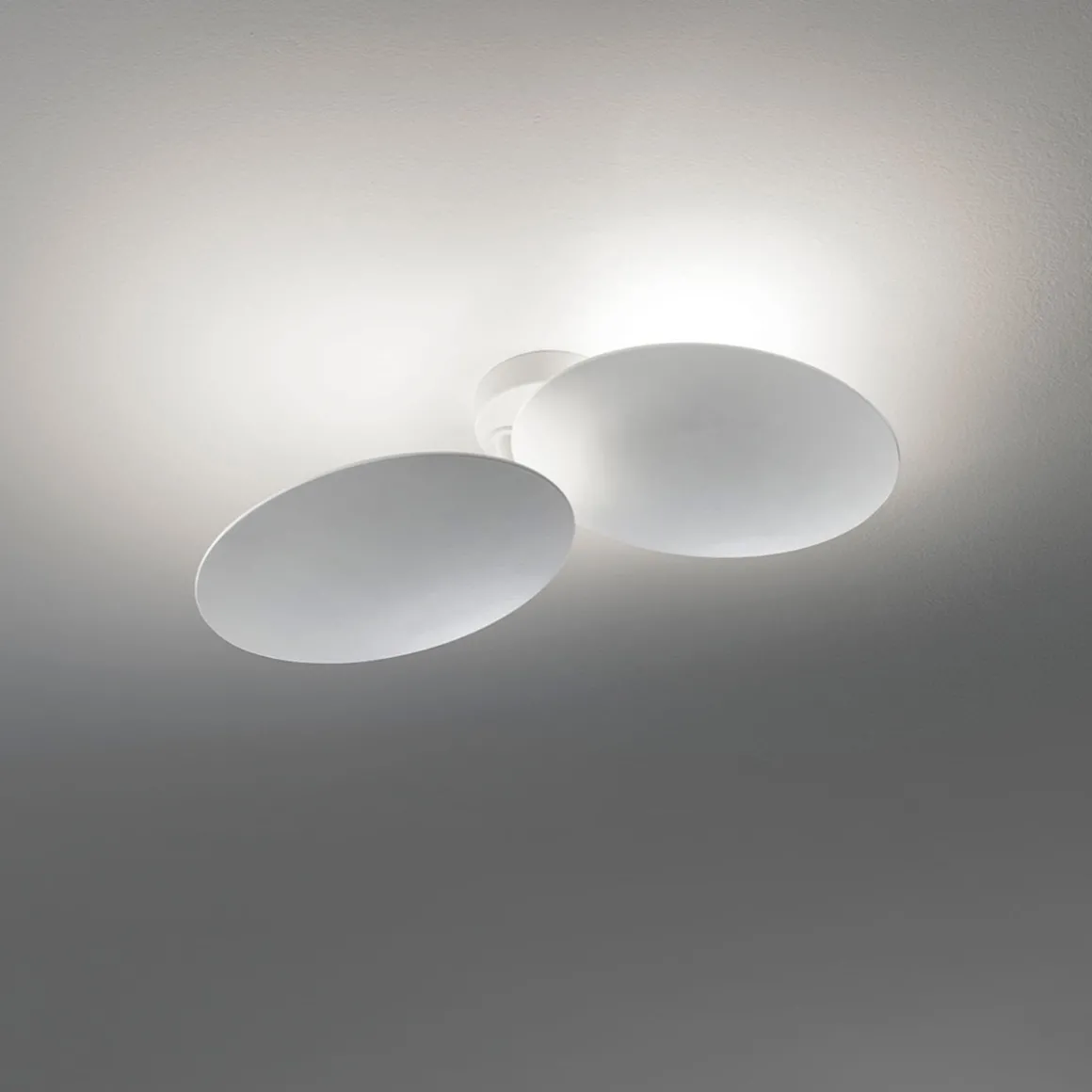 Lodes Puzzle Double Round LED Wand- / Deckenleuchte