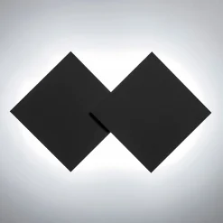 Lodes Puzzle Double Square LED Wand- / Deckenleuchte