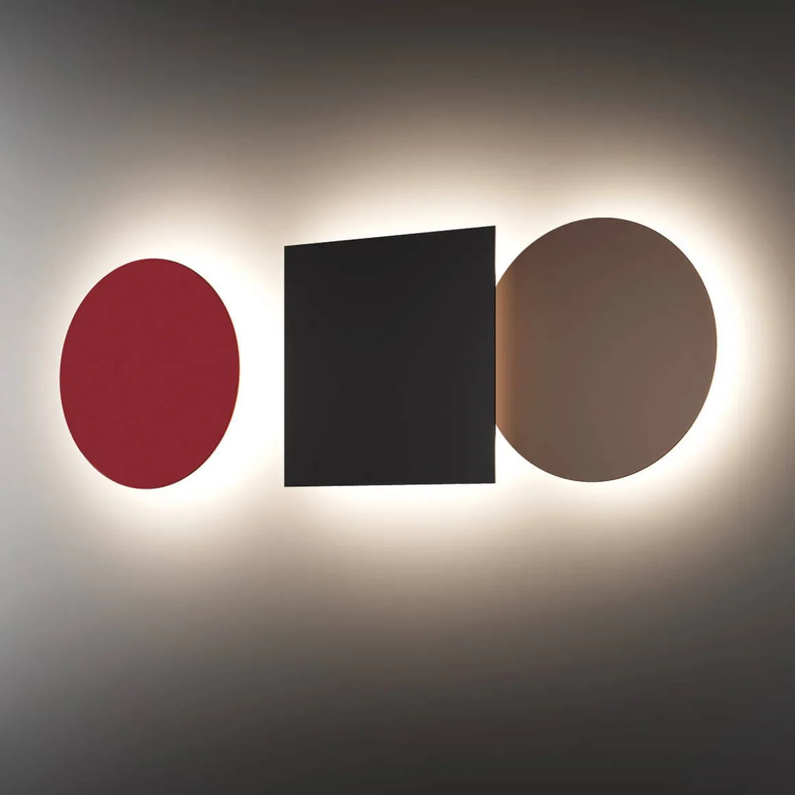 Lodes Puzzle Mega Round Small LED Wand- / Deckenleuchte