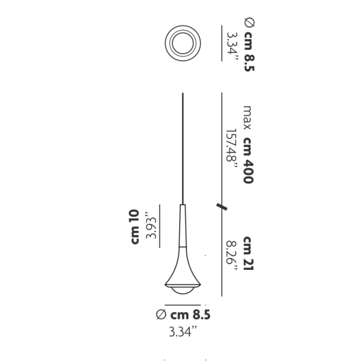 Lodes Rain LED Pendelleuchte, 3-flg., 2700 K