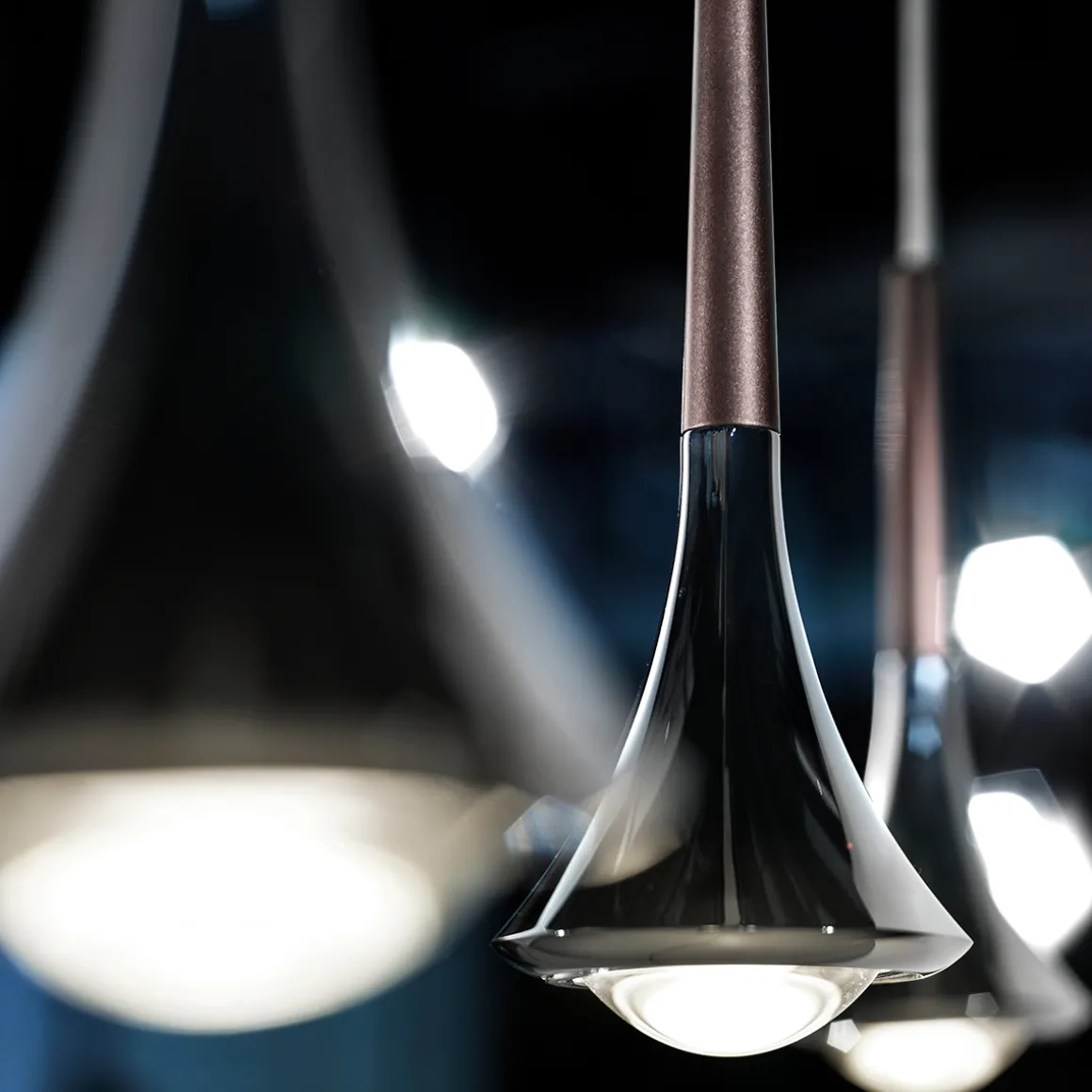 Lodes Rain LED Pendelleuchte, 3-flg., 2700 K