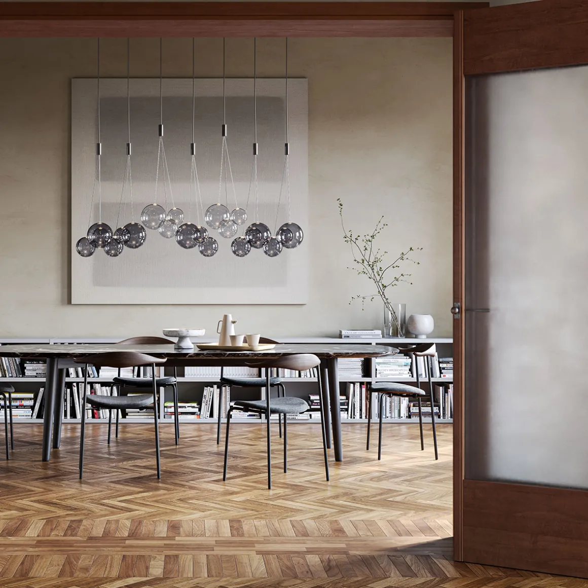 Lodes Random LED Pendelleuchte, 3-flg.