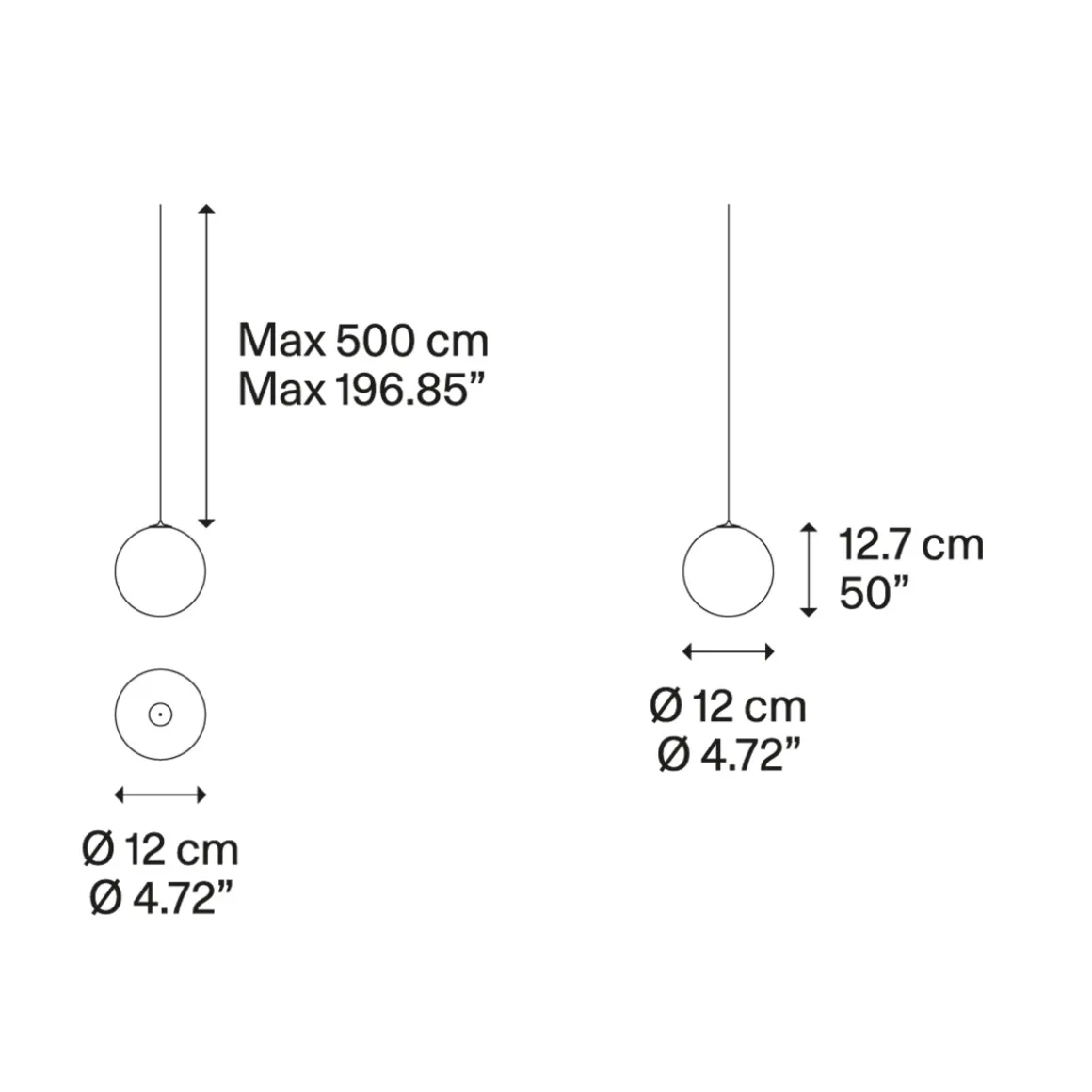 Lodes Random Solo 12 LED Pendelleuchte
