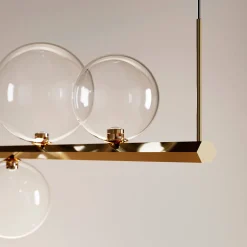 Lodes Random Stick Long LED Pendelleuchte, 6-flg.