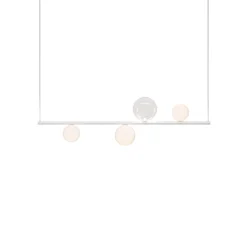 Lodes Random Stick Short LED Pendelleuchte, 4-flg.