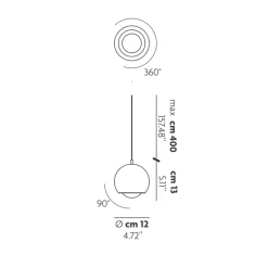 Lodes Spider Pendelleuchte, 8-flg.