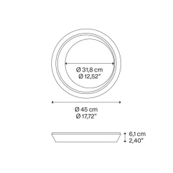 Lodes Tidal 45 LED Deckenleuchte