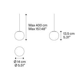 Lodes Volum Pendelleuchte, 3-flg.