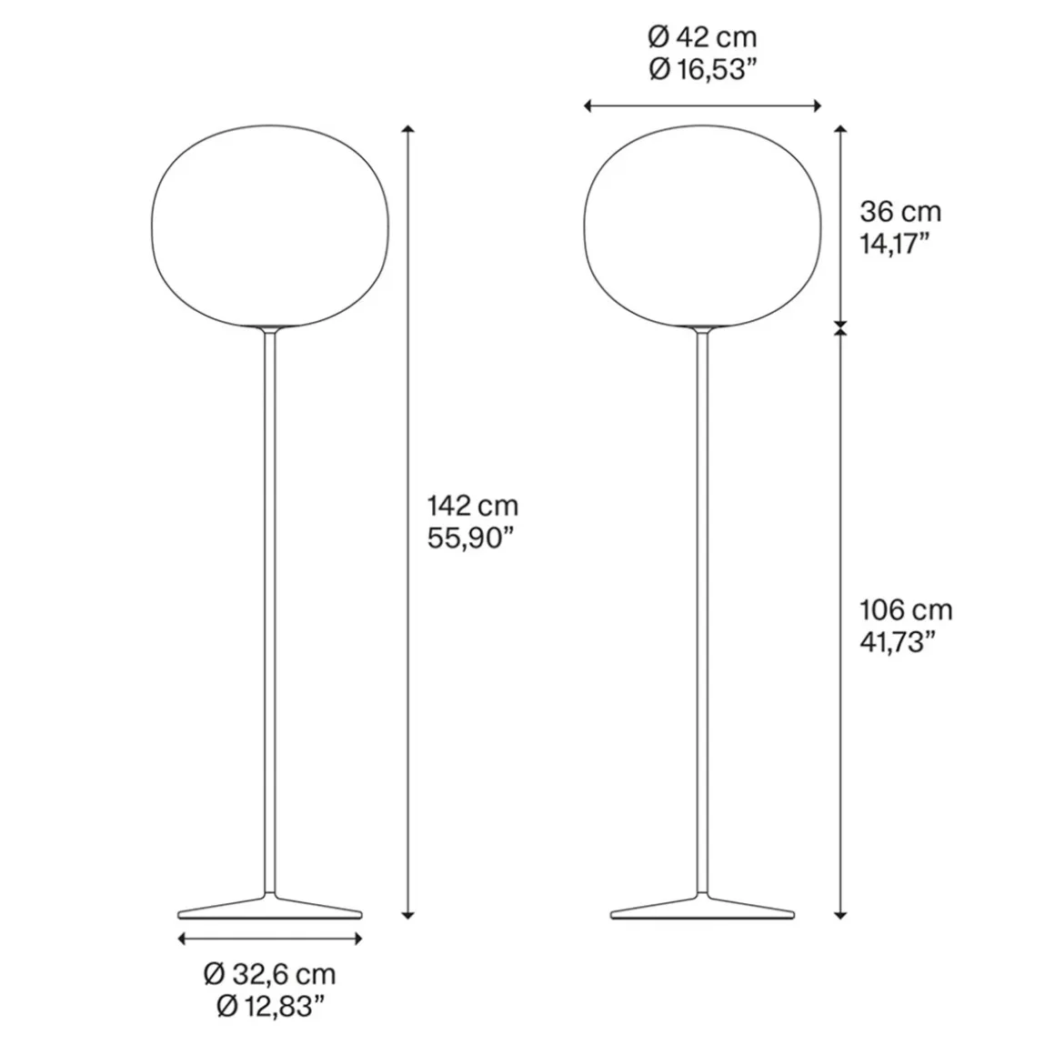 Lodes Volum Stehleuchte