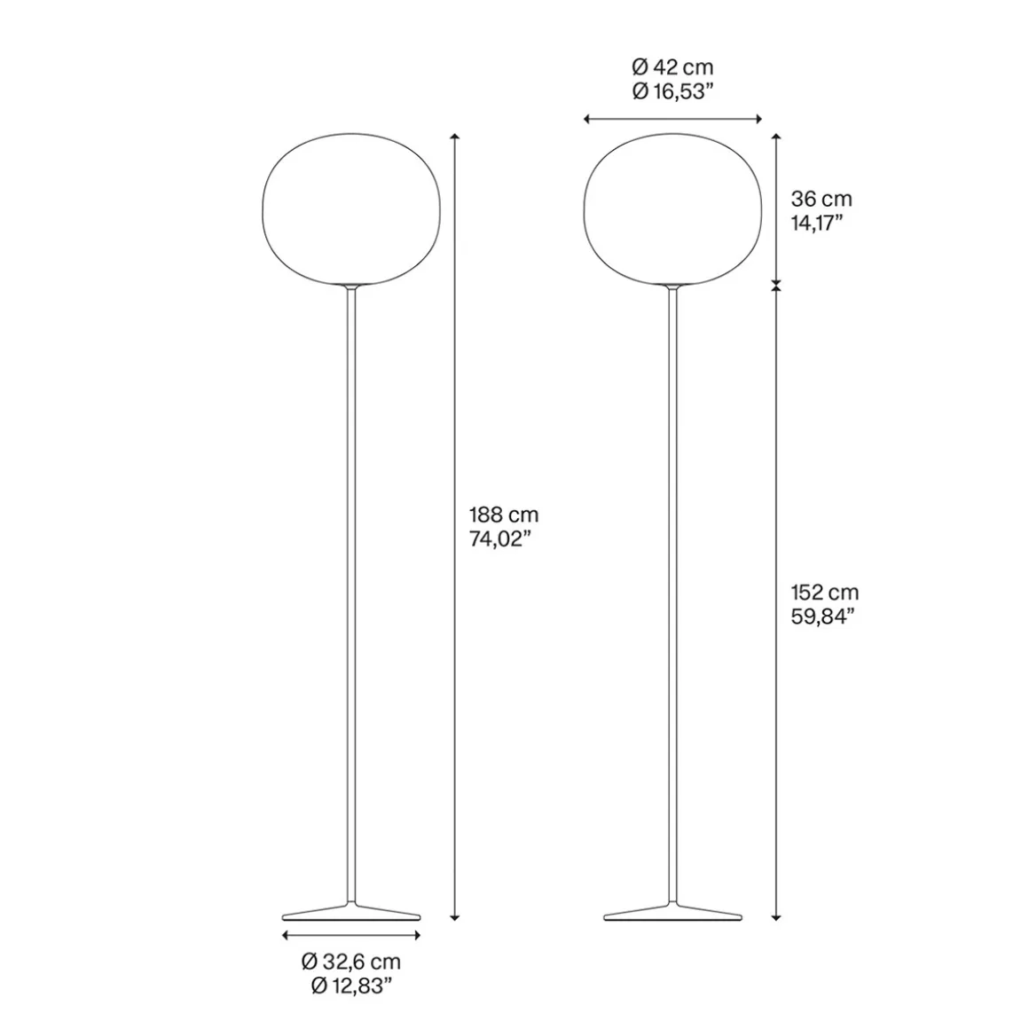 Lodes Volum Stehleuchte