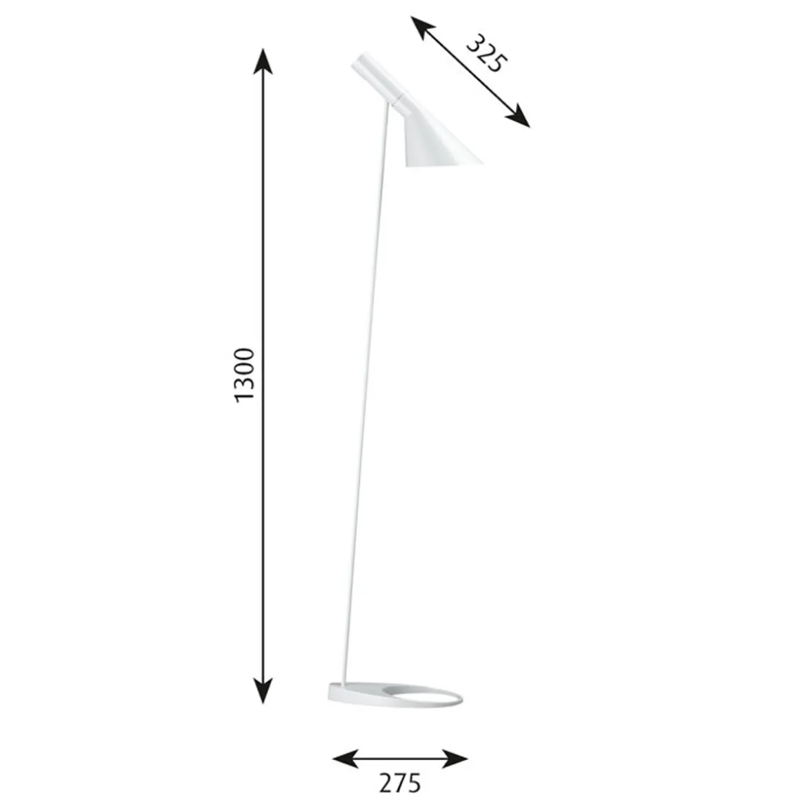 Louis Poulsen AJ Stehleuchte