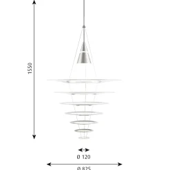 Louis Poulsen Enigma 825 LED Pendelleuchte