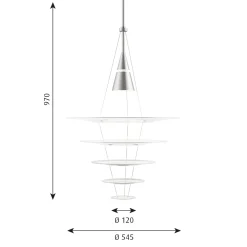 Louis Poulsen Enigma 545 Pendelleuchte