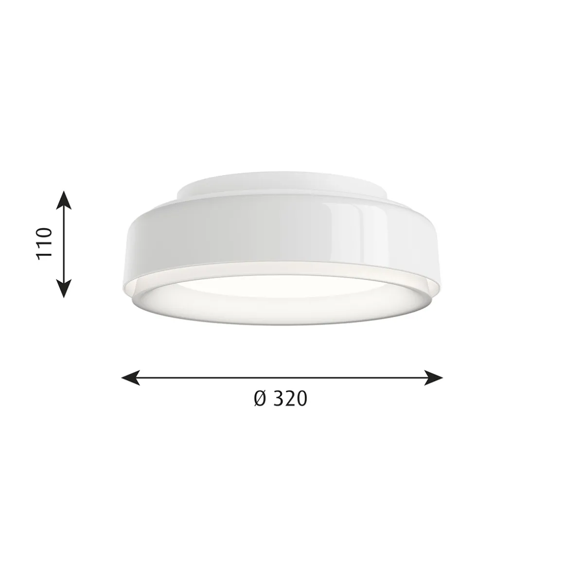 Louis Poulsen LP Grand 320 LED Wand- / Deckenleuchte