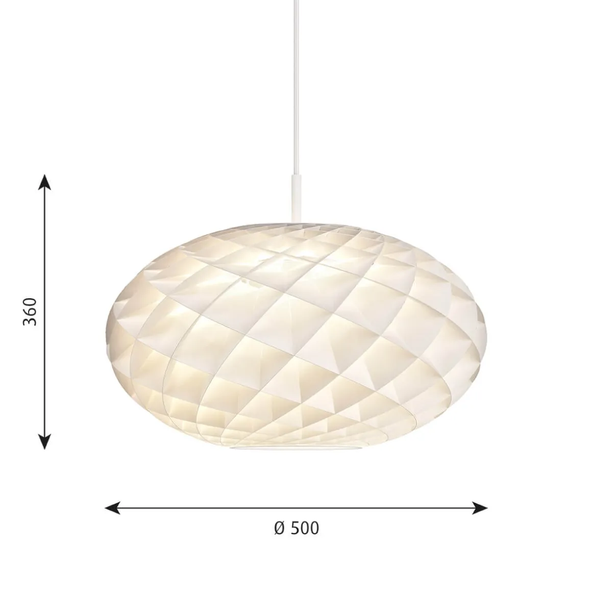 Louis Poulsen Patera Oval LED Pendelleuchte