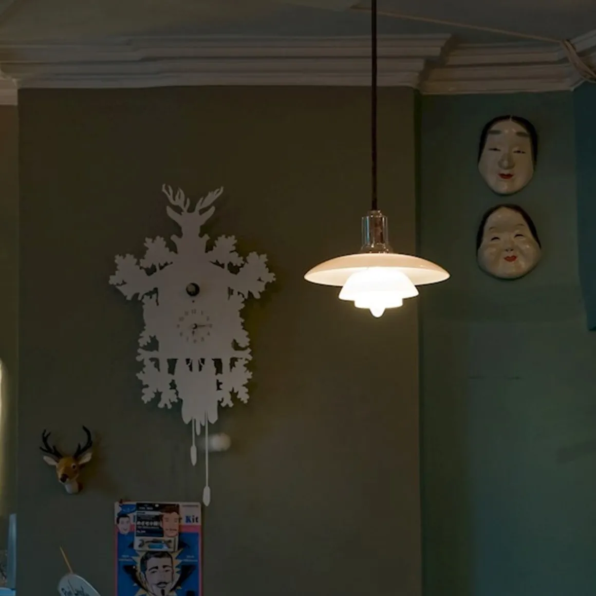 Louis Poulsen PH 4½-4 Glas Pendelleuchte