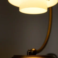 Louis Poulsen PH 2/2 Luna Aged Brass Opal Tischleuchte