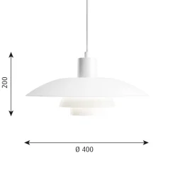 Louis Poulsen PH 4/3 Pendelleuchte