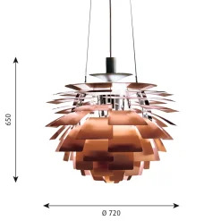 Louis Poulsen PH Artichoke LED Pendelleuchte, Ø: 72 cm