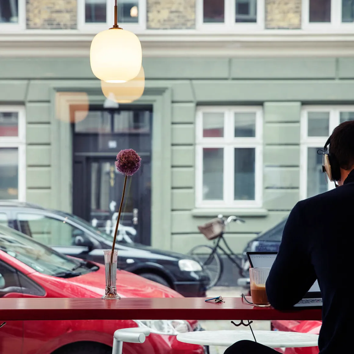 Louis Poulsen VL 45 Radiohus Pendelleuchte, Ø: 17,5 cm