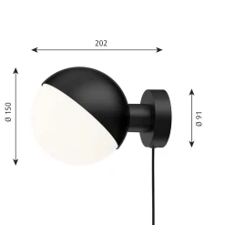 Louis Poulsen VL Studio Wandleuchte, mit Kabel