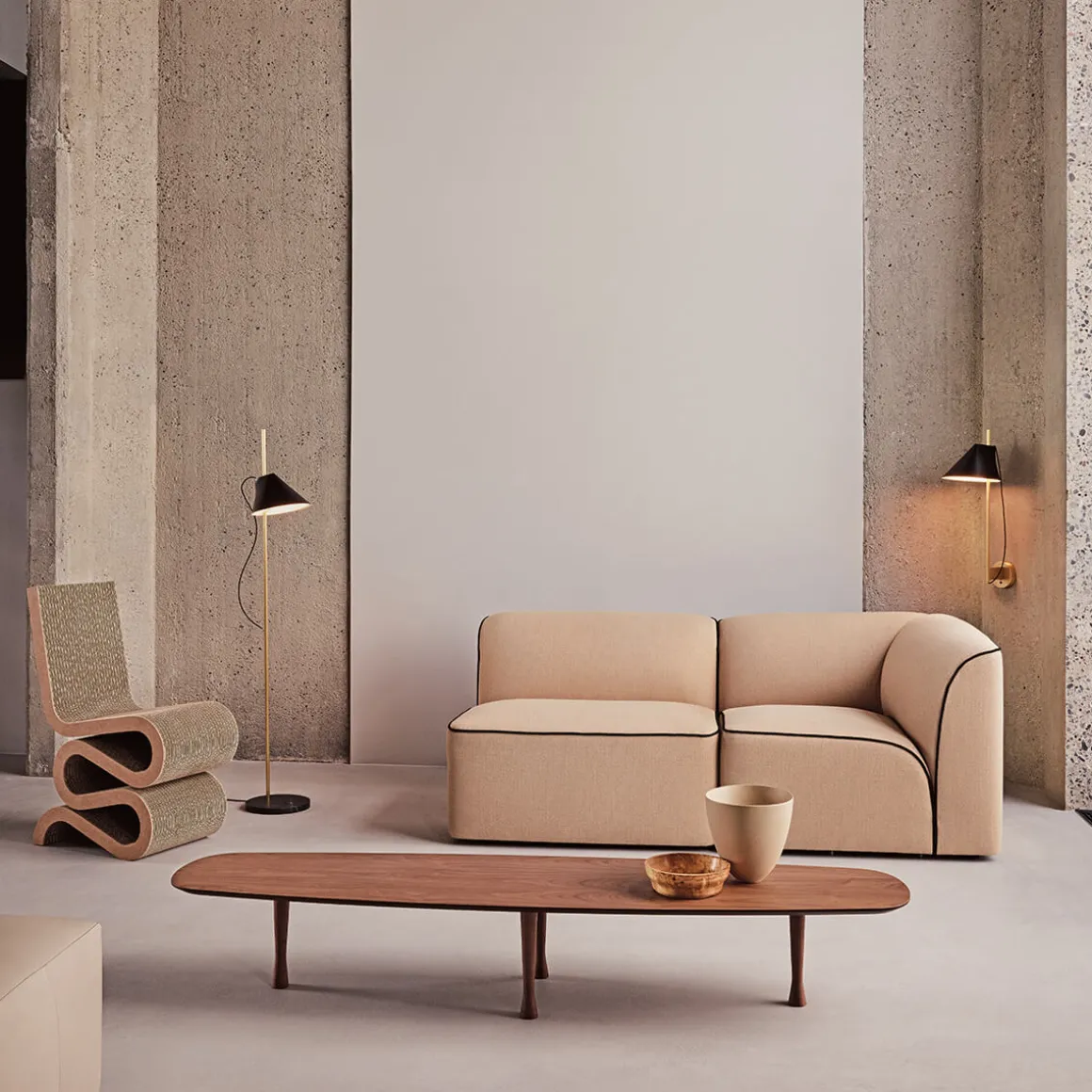 Louis Poulsen Yuh Brass LED Stehleuchte