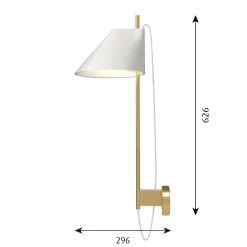 Louis Poulsen Yuh Brass LED Wandleuchte