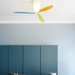 Luceplan Blow Soffitto Deckenventilator mit Licht