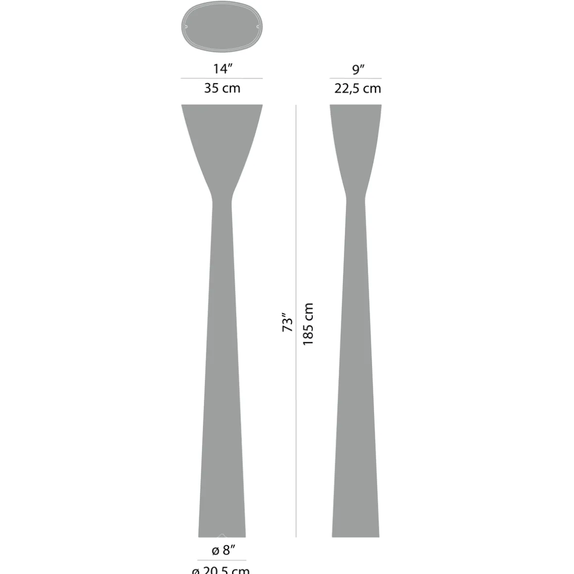Luceplan Carrara LED Terra