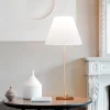 Luceplan Costanza Tavolo Teleskop mit Touchdimmer, Messing