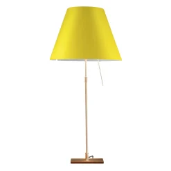 Luceplan Costanza Tavolo Teleskop mit Touchdimmer, Messing