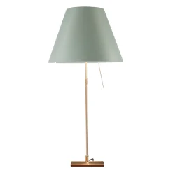 Luceplan Costanza Tavolo Teleskop mit Touchdimmer, Messing