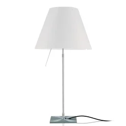 Luceplan Costanza Tavolo Teleskop mit Touchdimmer, Alu